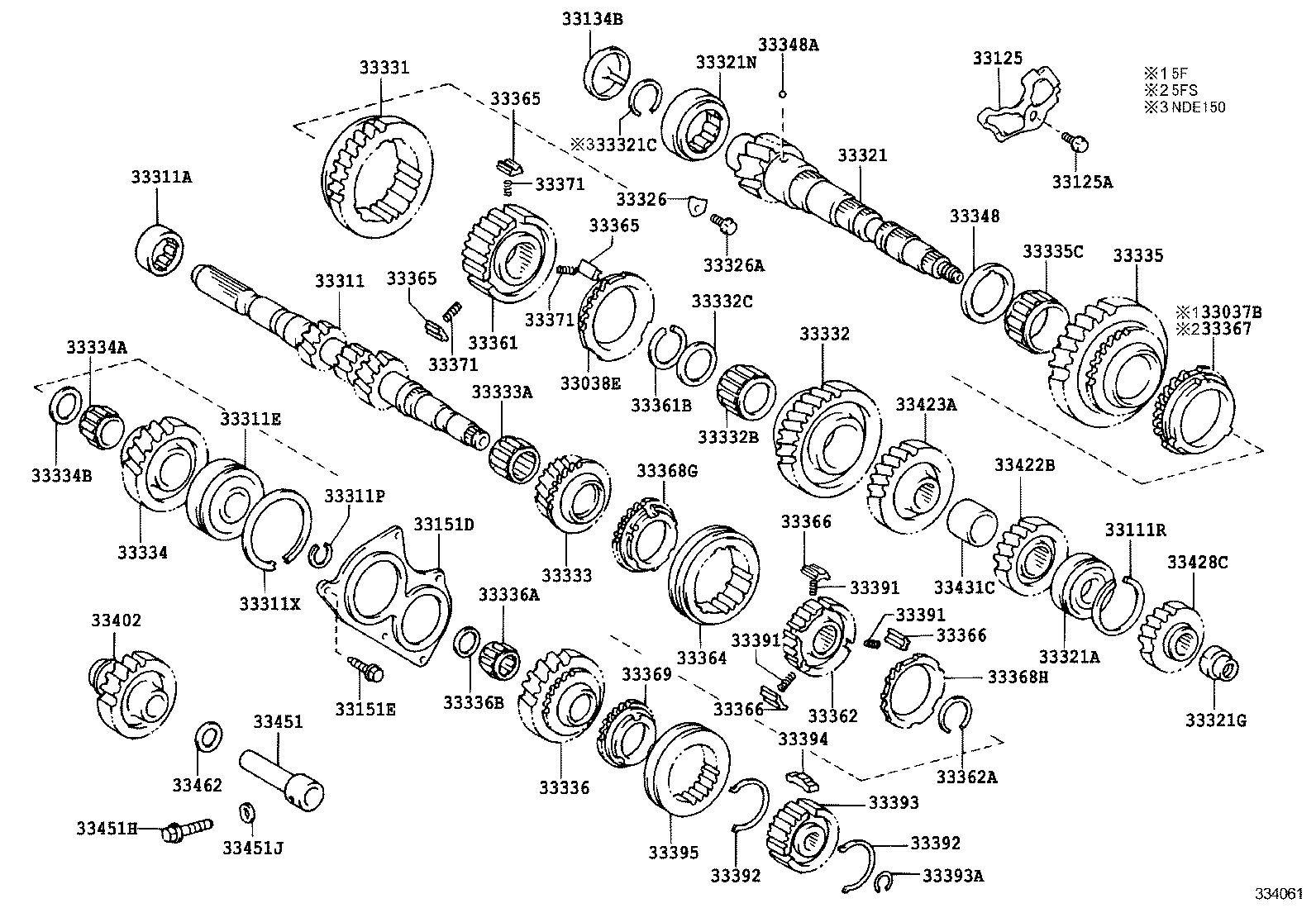 33321-05040 SHAFT, OUTPUT product image