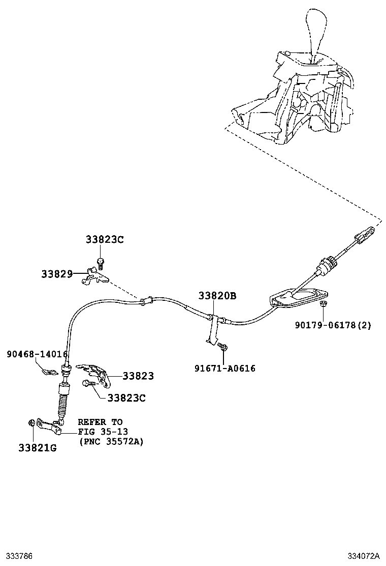 35907-12570 HOUSING SUB-ASSY, POSITION INDICATOR (FOR FLOOR SHIFT) product image
