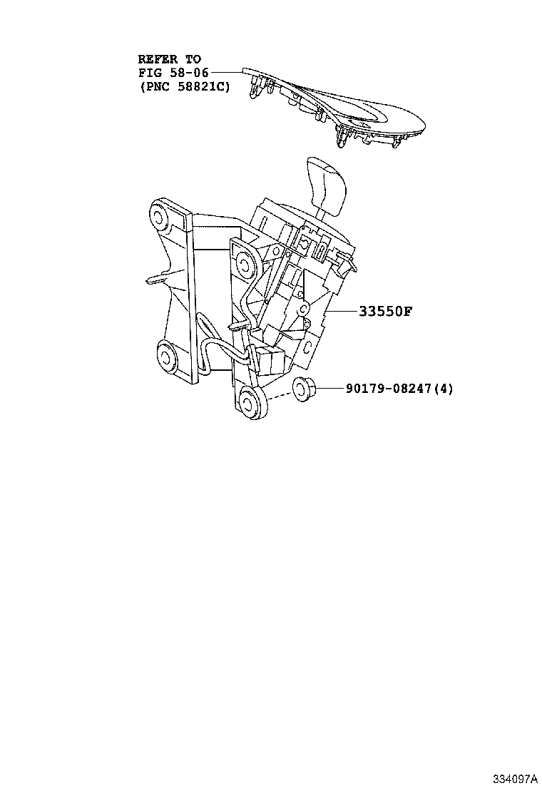 33530-02200 LEVER ASSY, SHIFT (FOR FLOOR SHIFT) product image