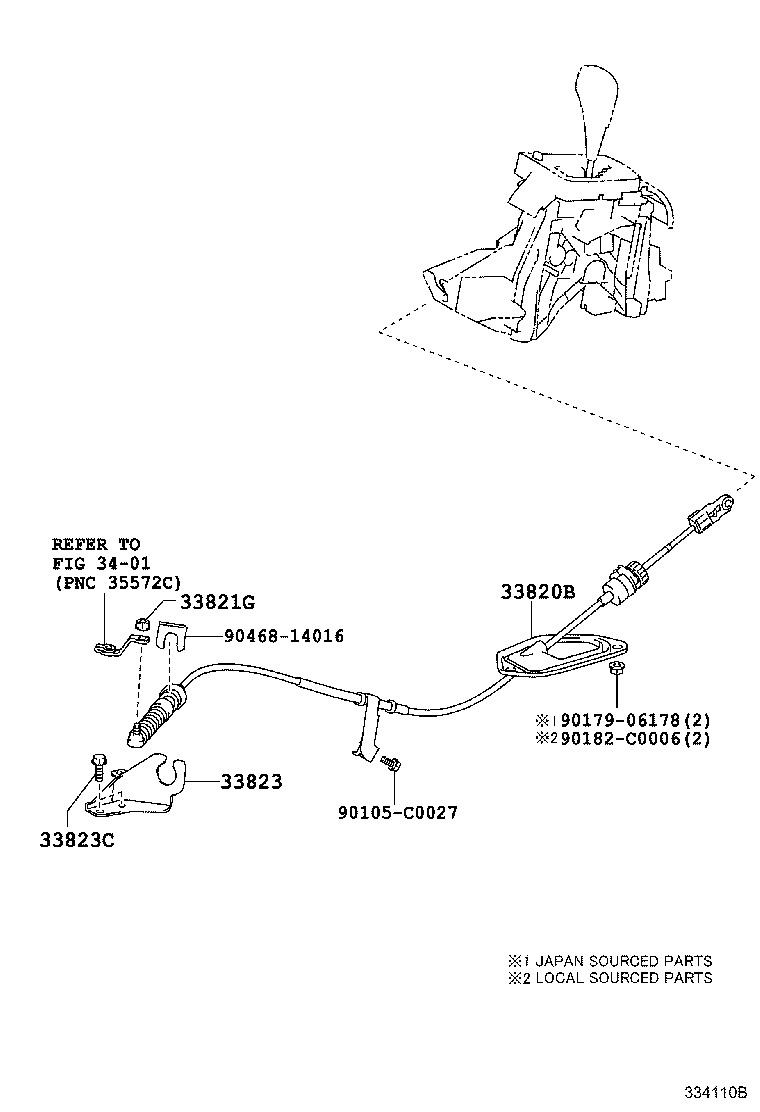 35974-02040 HOUSING, POSITION INDICATOR, LOWER product image