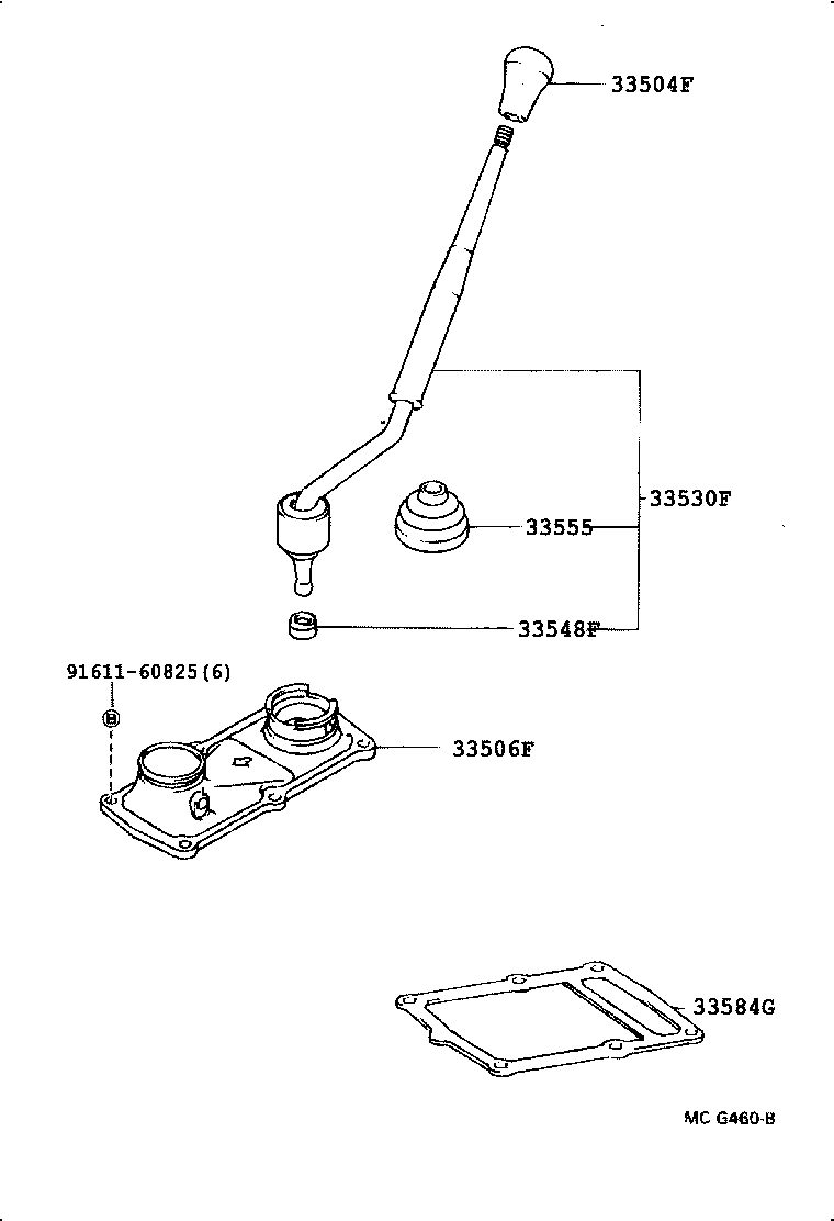 33623-35020 BUTTON, SHIFT LEVER KNOB product image