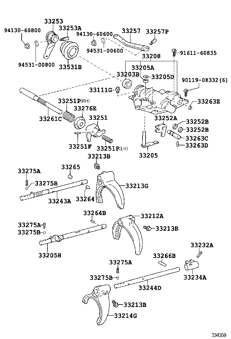 33234-37020 HEAD, GEAR SHIFT, NO.3 product image
