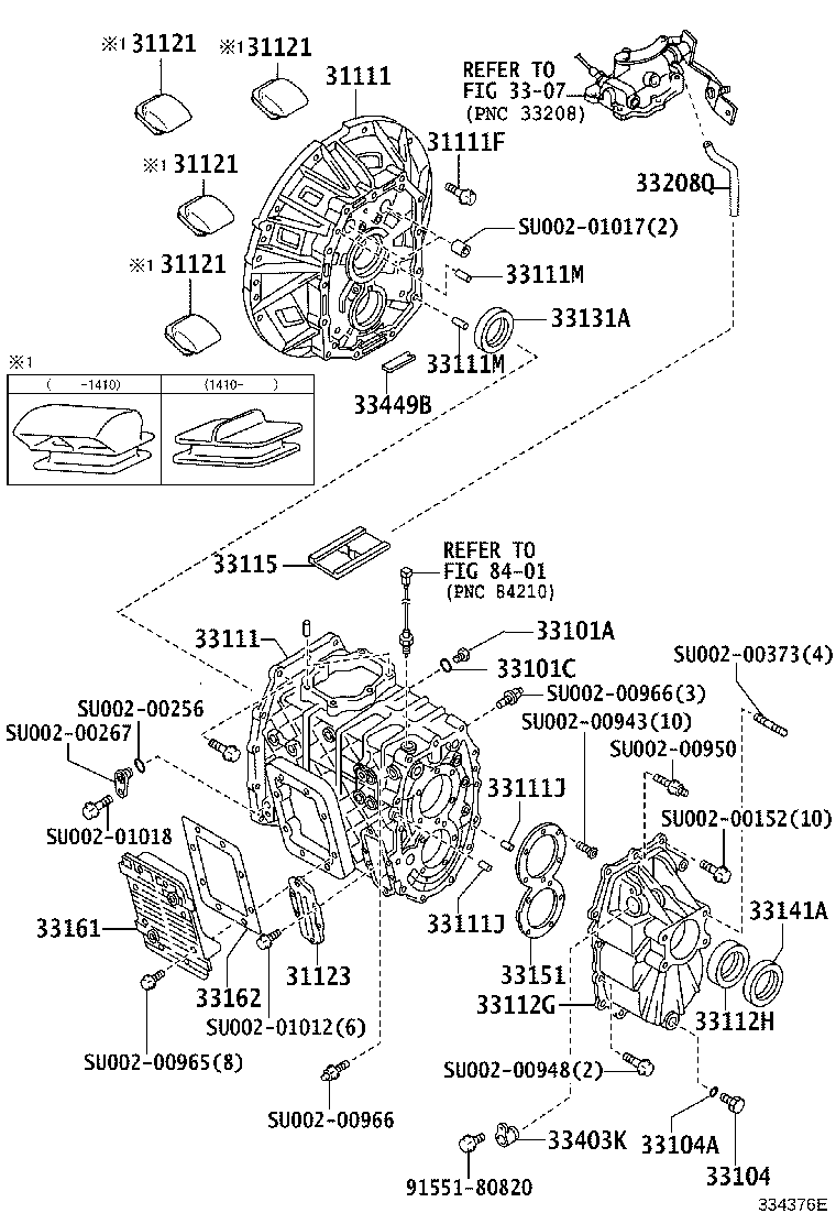 SU002-01093 HOUSING, CLUTCH product image