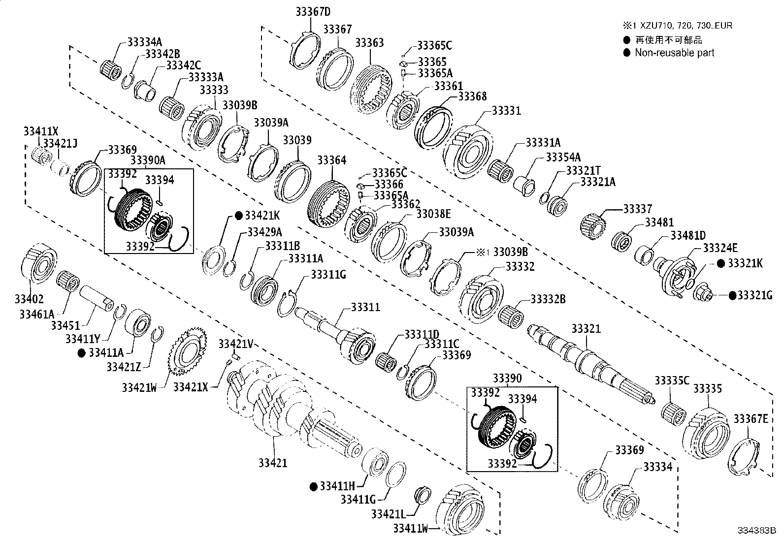 33396-36010 RING, SYNCHRONIZER (FOR 5TH GEAR) product image