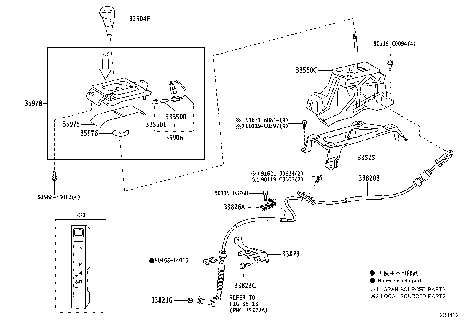 35978-06030 INDICATOR, SHIFT POSITION product image