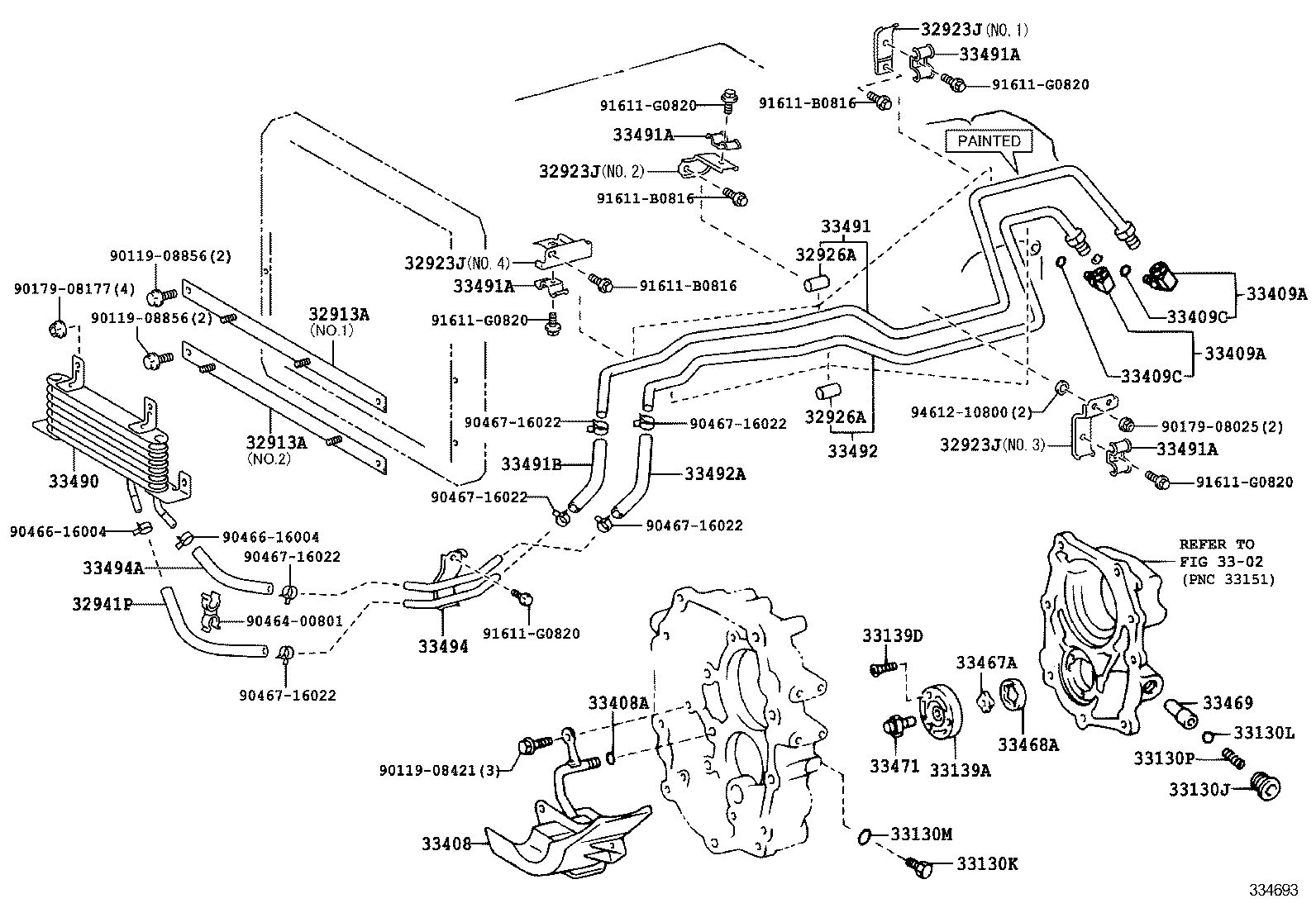 32913-36060 BRACKET, TRANSMISSION OIL COOLER product image