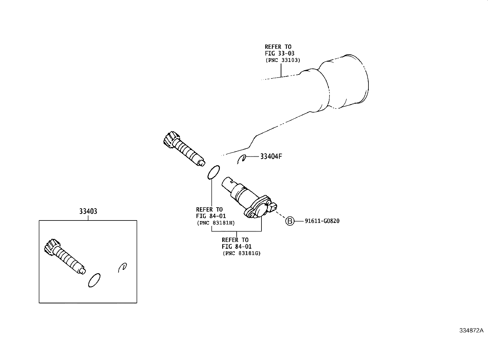 33403-26060 GEAR SUB-ASSY, SPEEDOMETER DRIVEN (MTM) product image