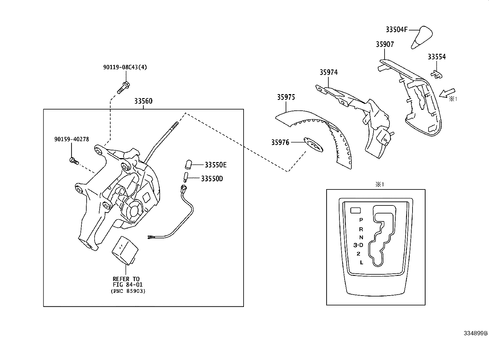 33530-V3020 LEVER ASSY, SHIFT (FOR FLOOR SHIFT) product image