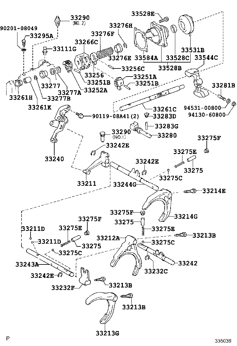 33266-02020 PLATE, SHIFT INTER LOCK product image