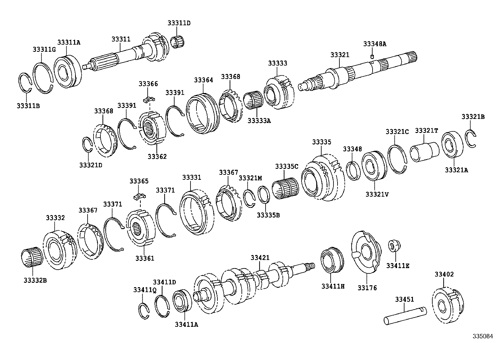 33367-60022 RING, SYNCHRONIZER, NO.1 product image