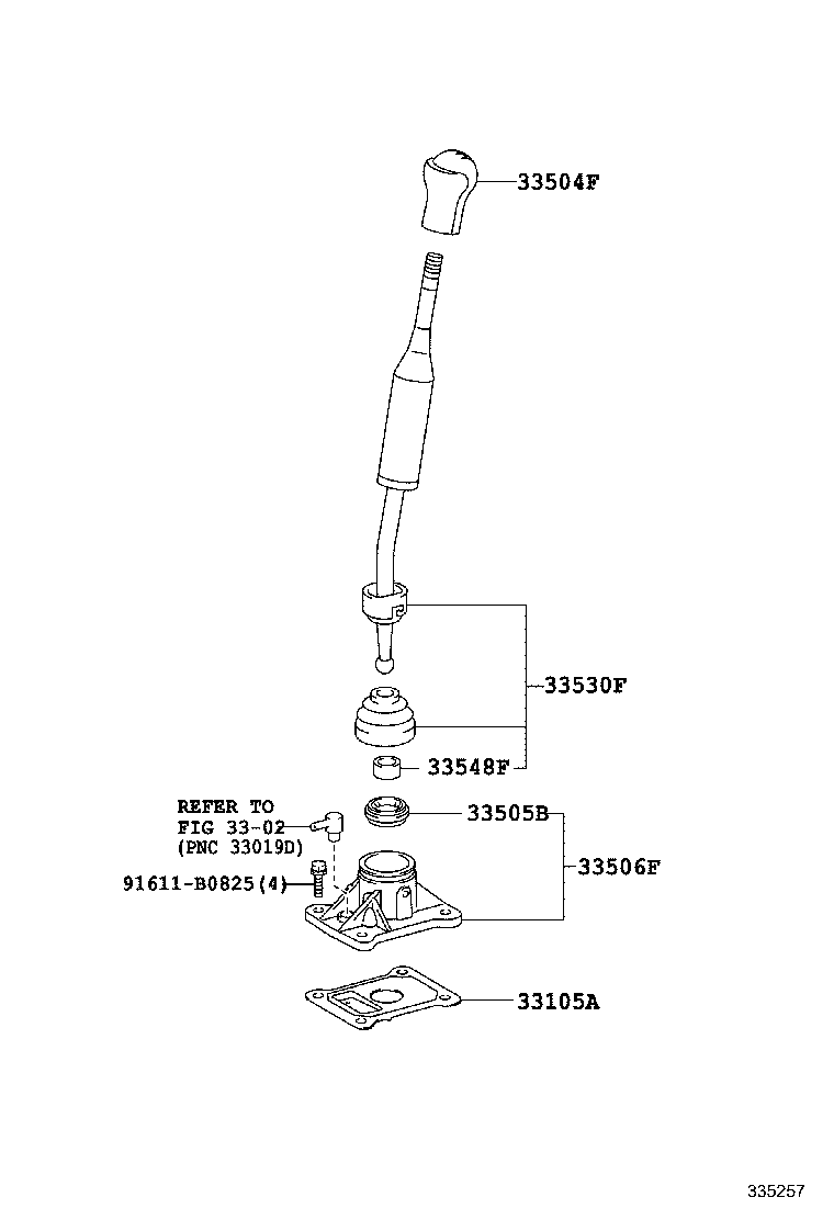 90105-A0085 BOLT (FOR TRANSMISSION CONTROL CABLE BRACKET) product image