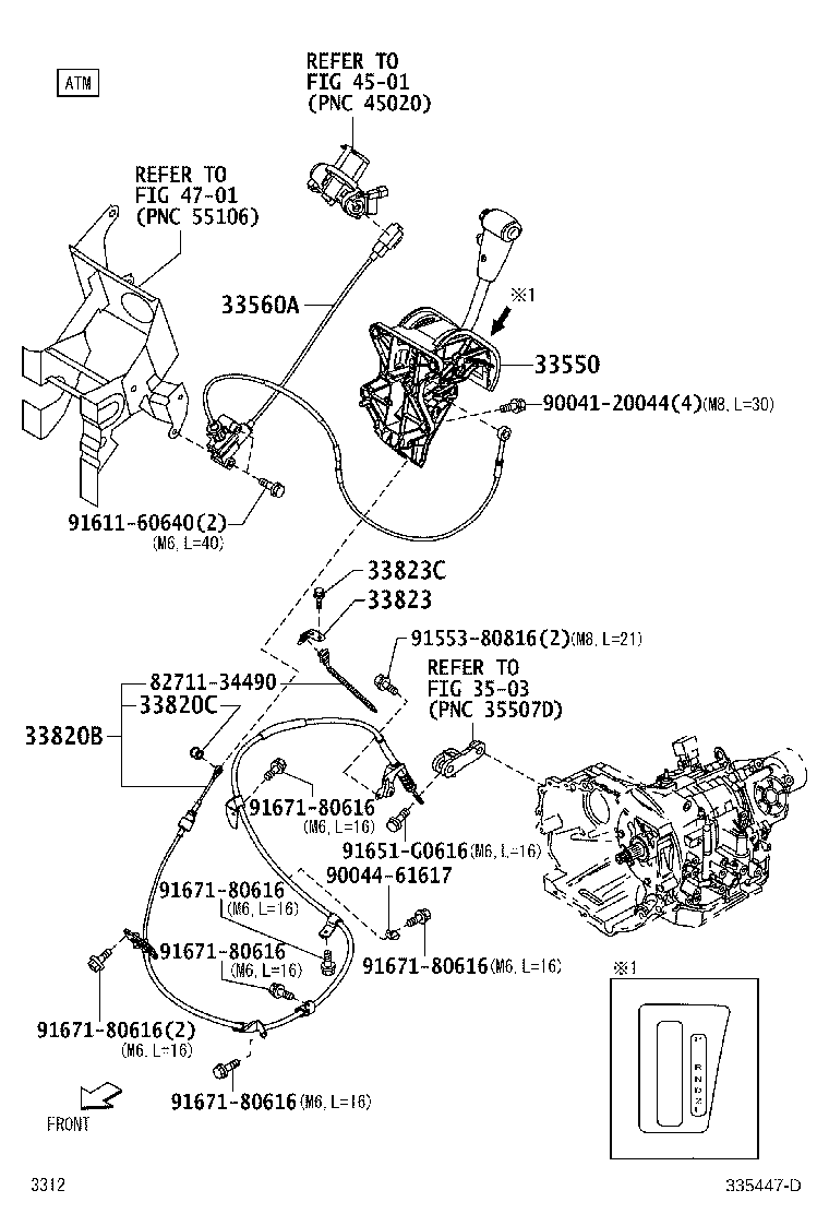 33752-B5040 SUPPORT, CONTROL LINK (FOR FLOOR SHIFT) product image