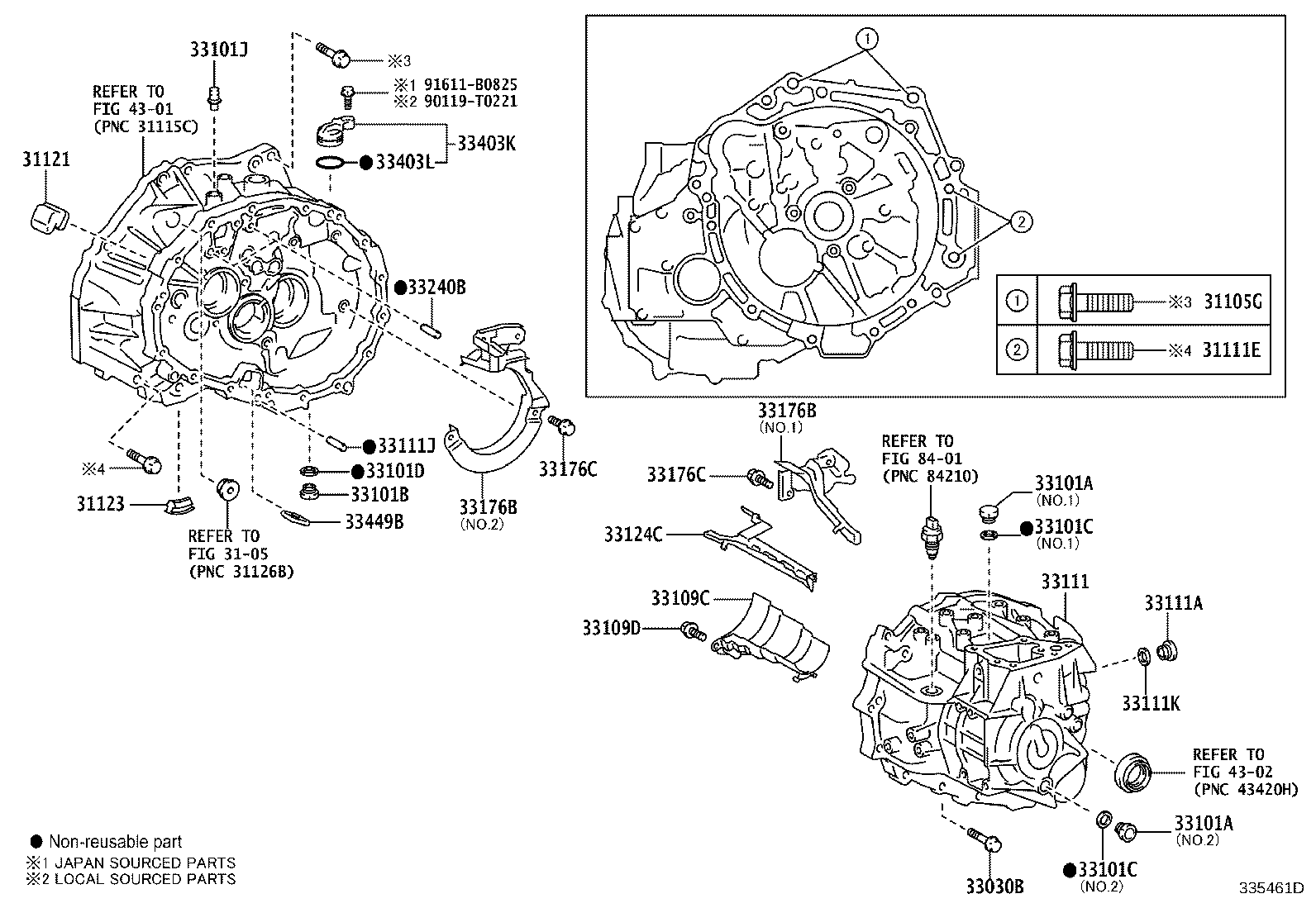 33111-12293 CASE, MANUAL TRANSMISSION product image