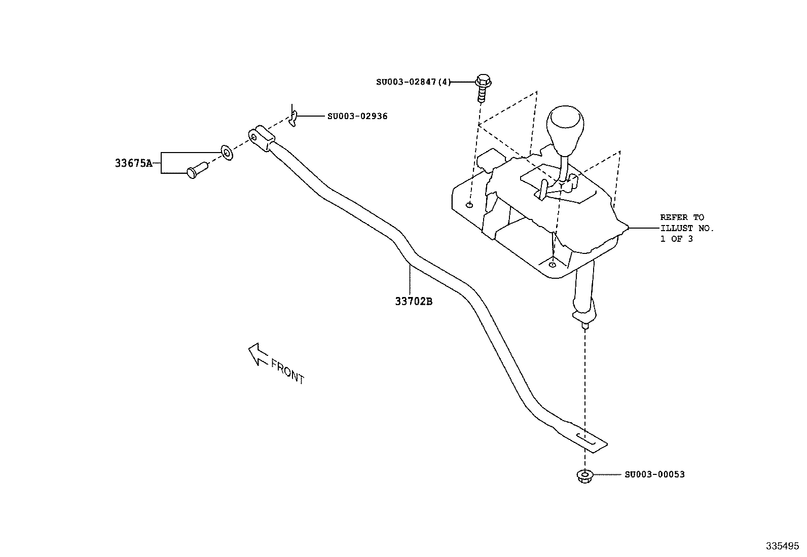 SU003-07445 HOUSING, SHIFT LEVER (FOR FLOOR SHIFT) product image