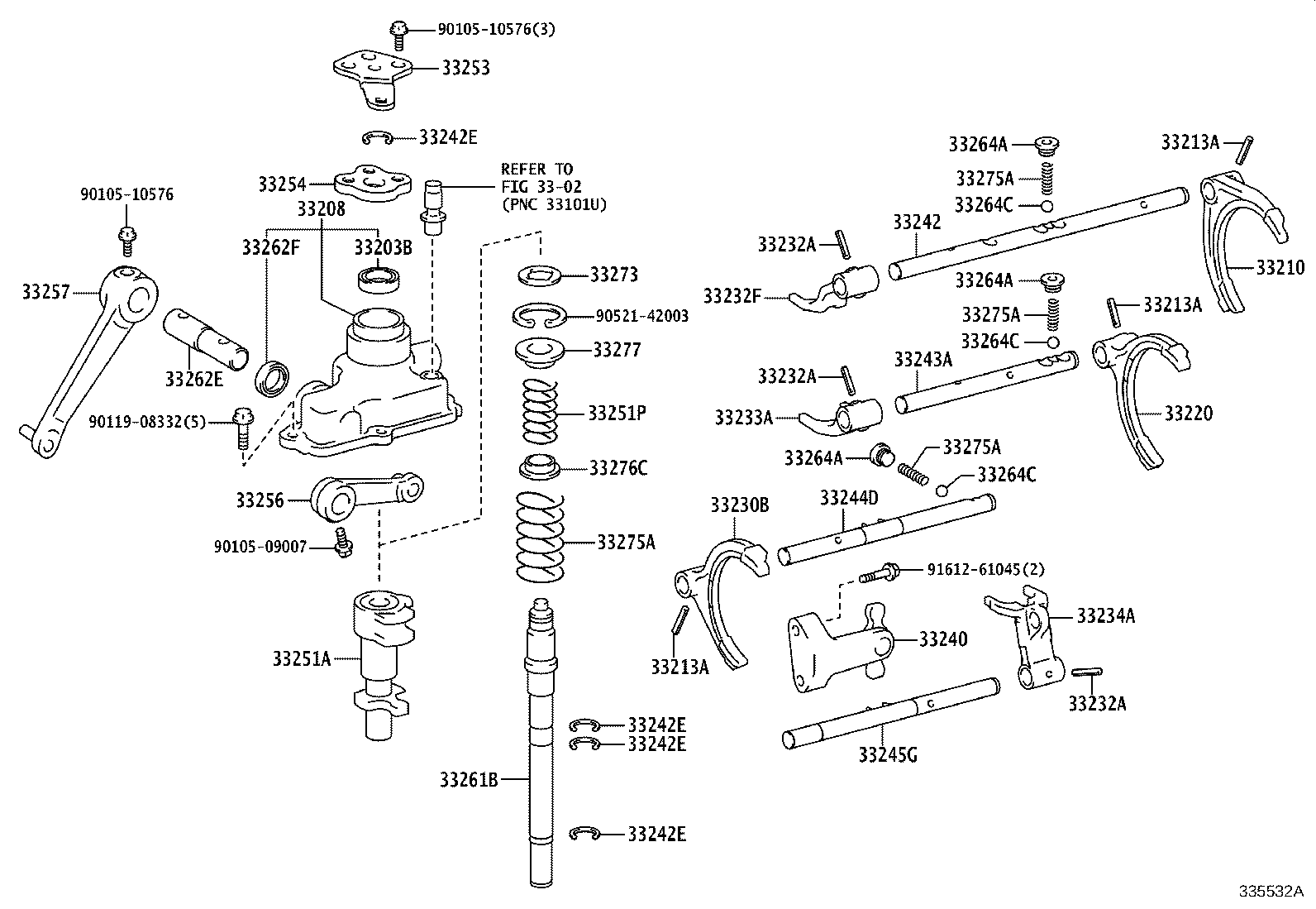 33234-37030 HEAD, GEAR SHIFT, NO.3 product image
