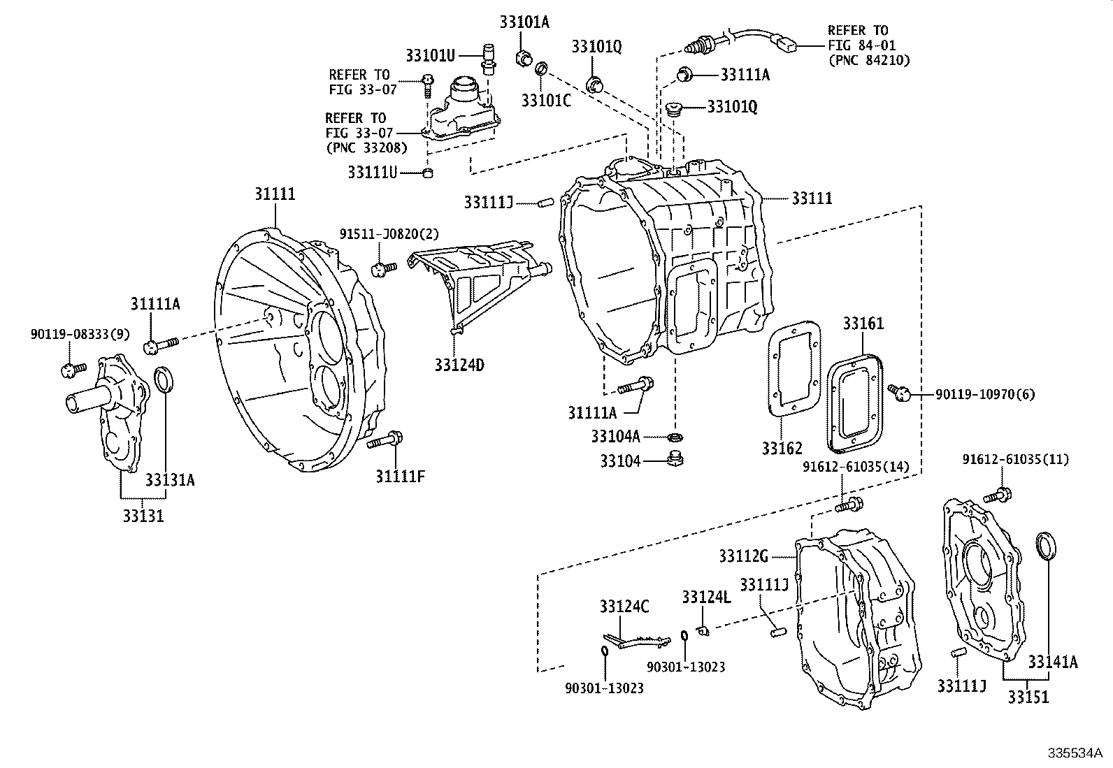 31111-37140 HOUSING, CLUTCH product image