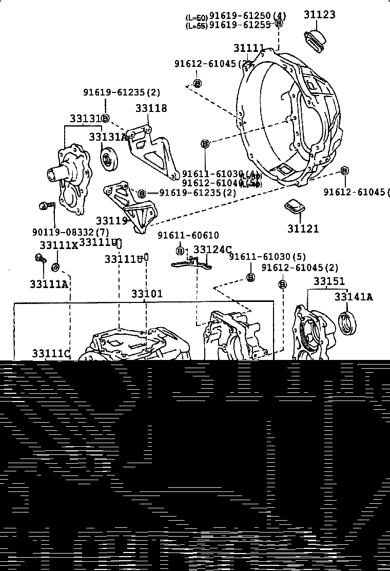 33101-36103 CASE SUB-ASSY, MANUAL TRANSMISSION product image