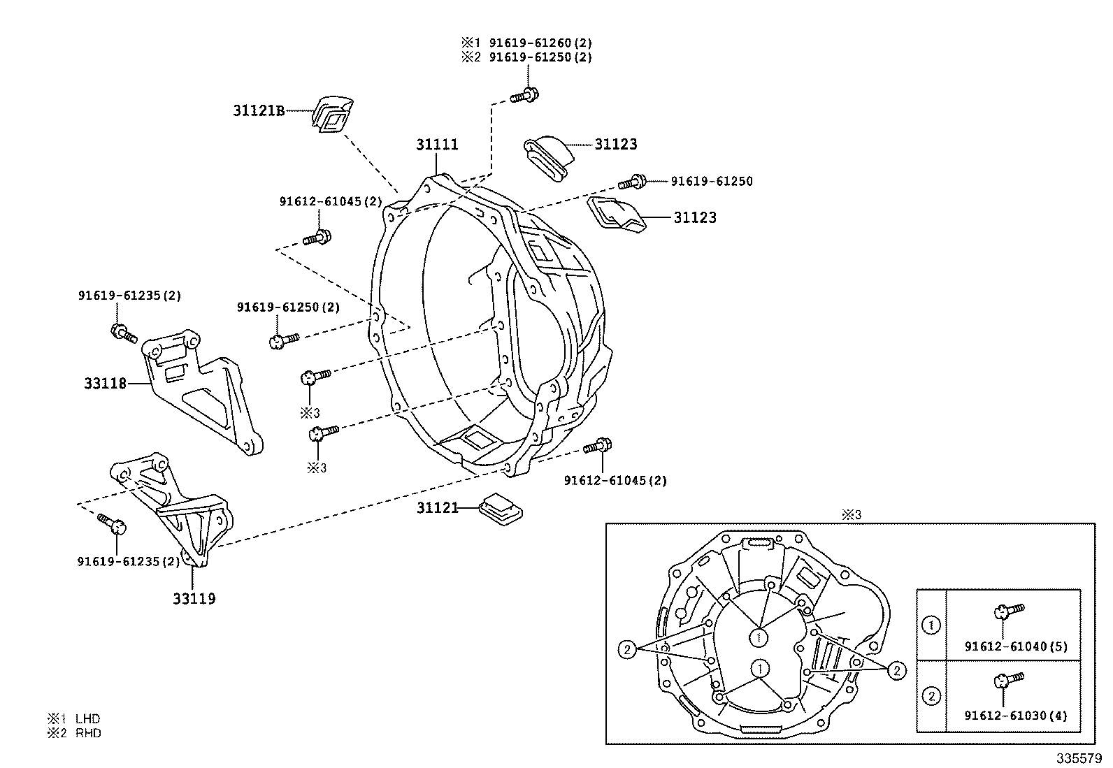 31111-36410 HOUSING, CLUTCH product image