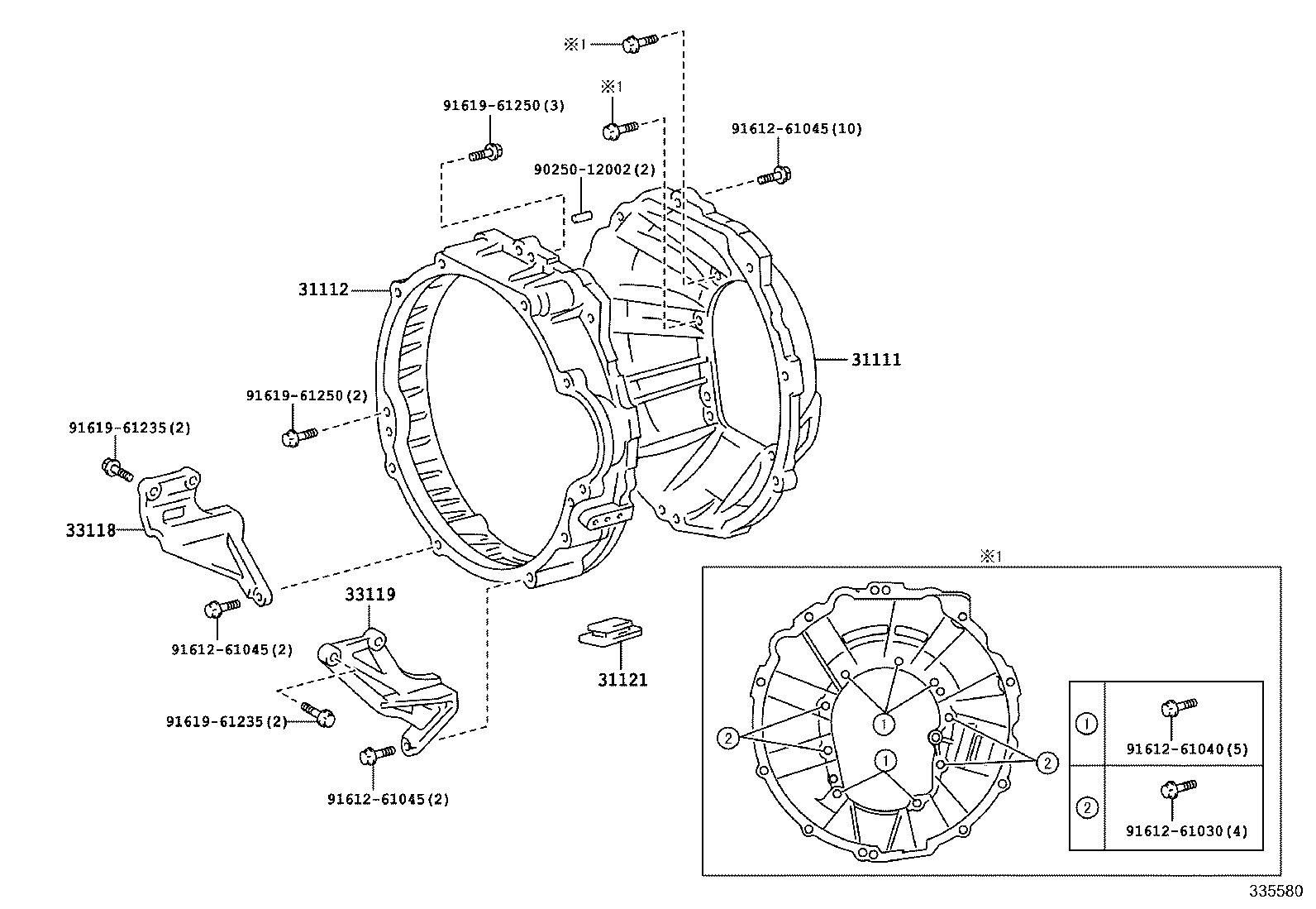31111-36410 HOUSING, CLUTCH product image