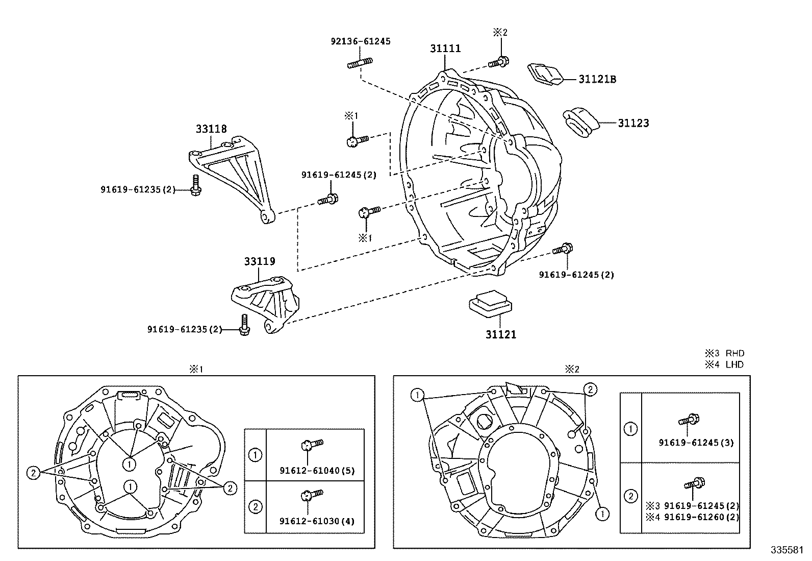 31111-36410 HOUSING, CLUTCH product image