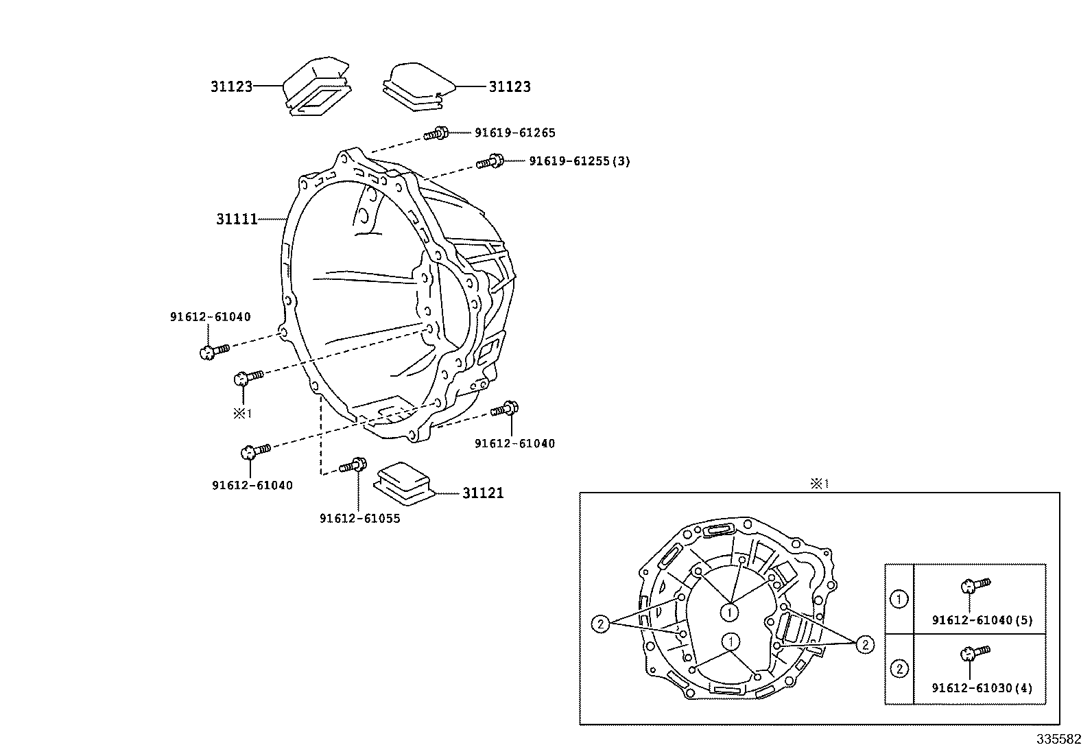 31111-36410 HOUSING, CLUTCH product image