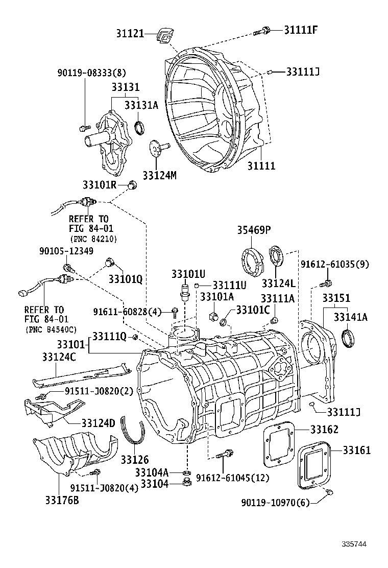 SU002-01093 HOUSING, CLUTCH product image