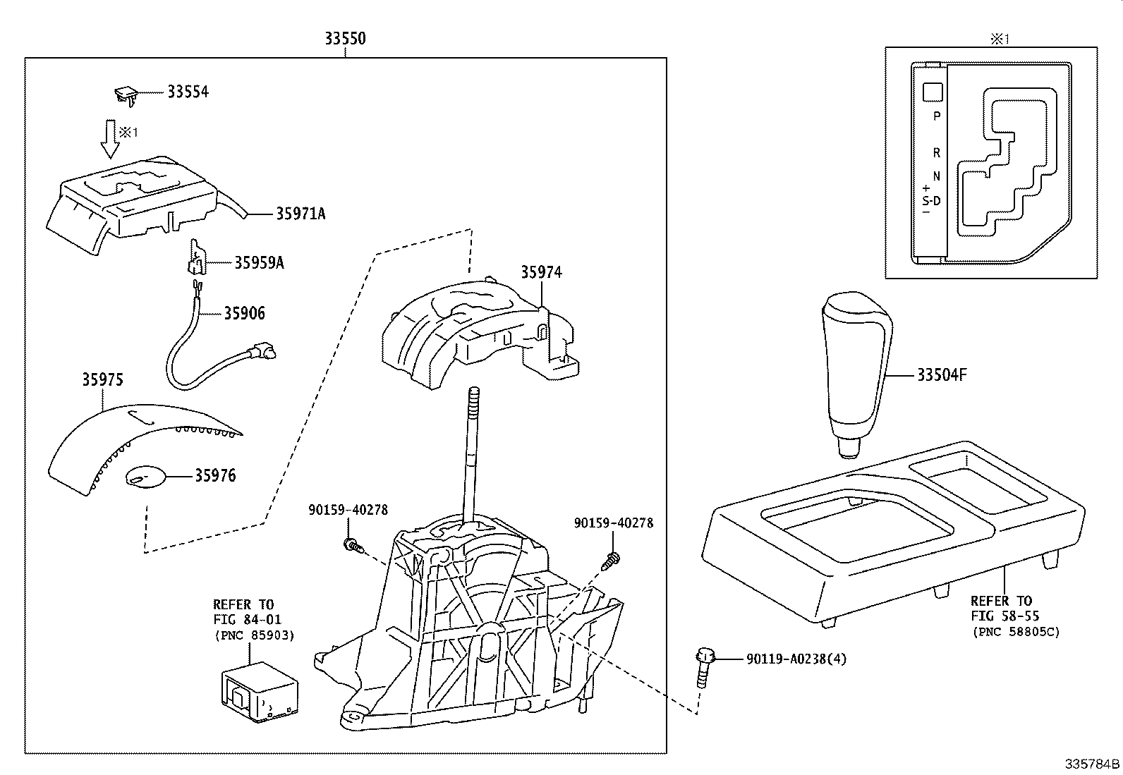 Thumbnail 2 for 33504-0C030-C0
