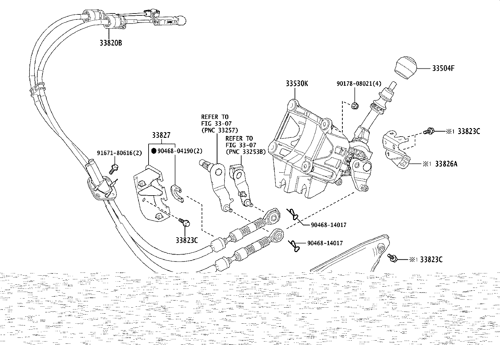 Toyota 33560-26080 UNIT ASSY, SHIFT LOCK CONTROL