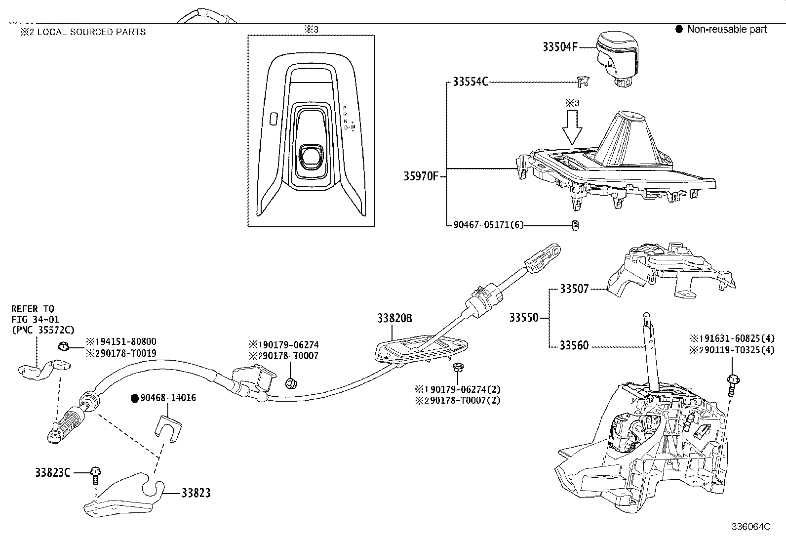 33507-02040 BRACKET SUB-ASSY, SHIFT LEVER HOUSING product image