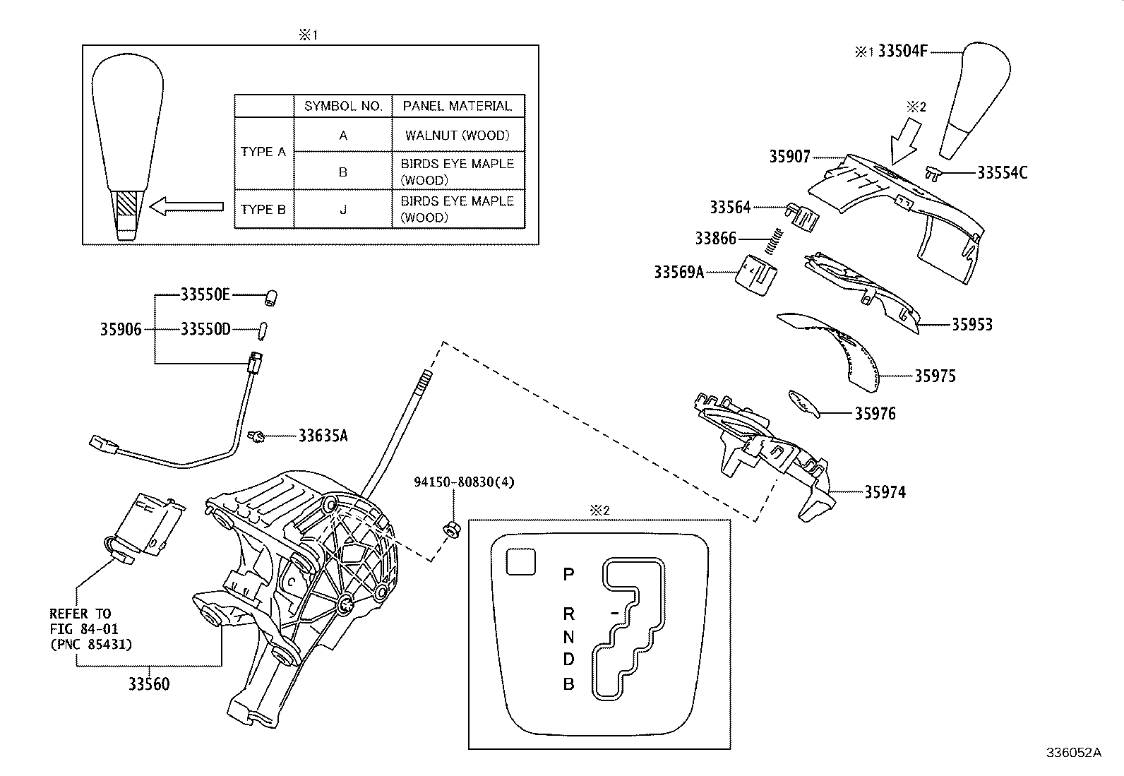 Toyota 33560-48250 UNIT ASSY, SHIFT LOCK CONTROL
