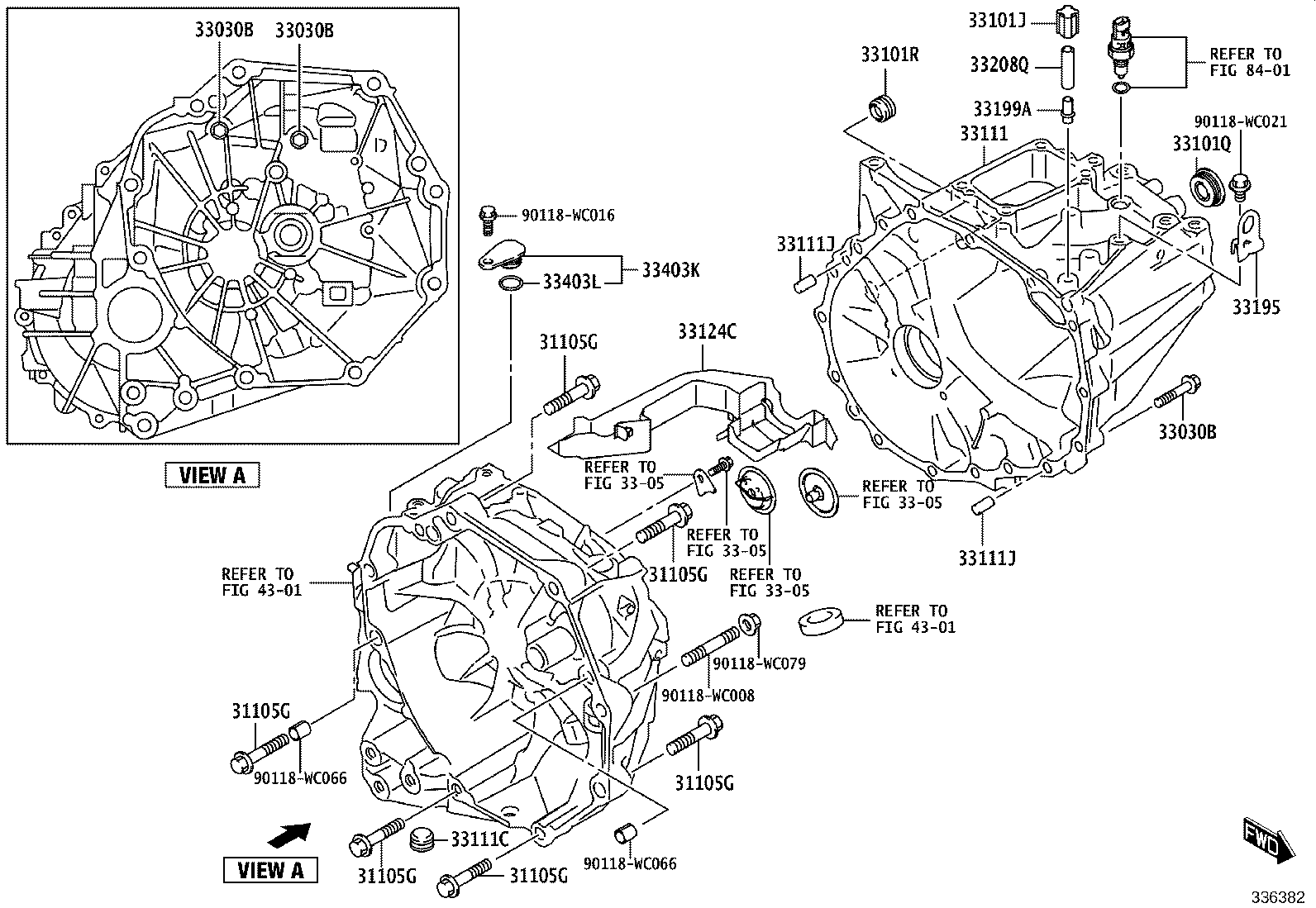 90118-WC693 CASE, MANUAL TRANSMISSION product image