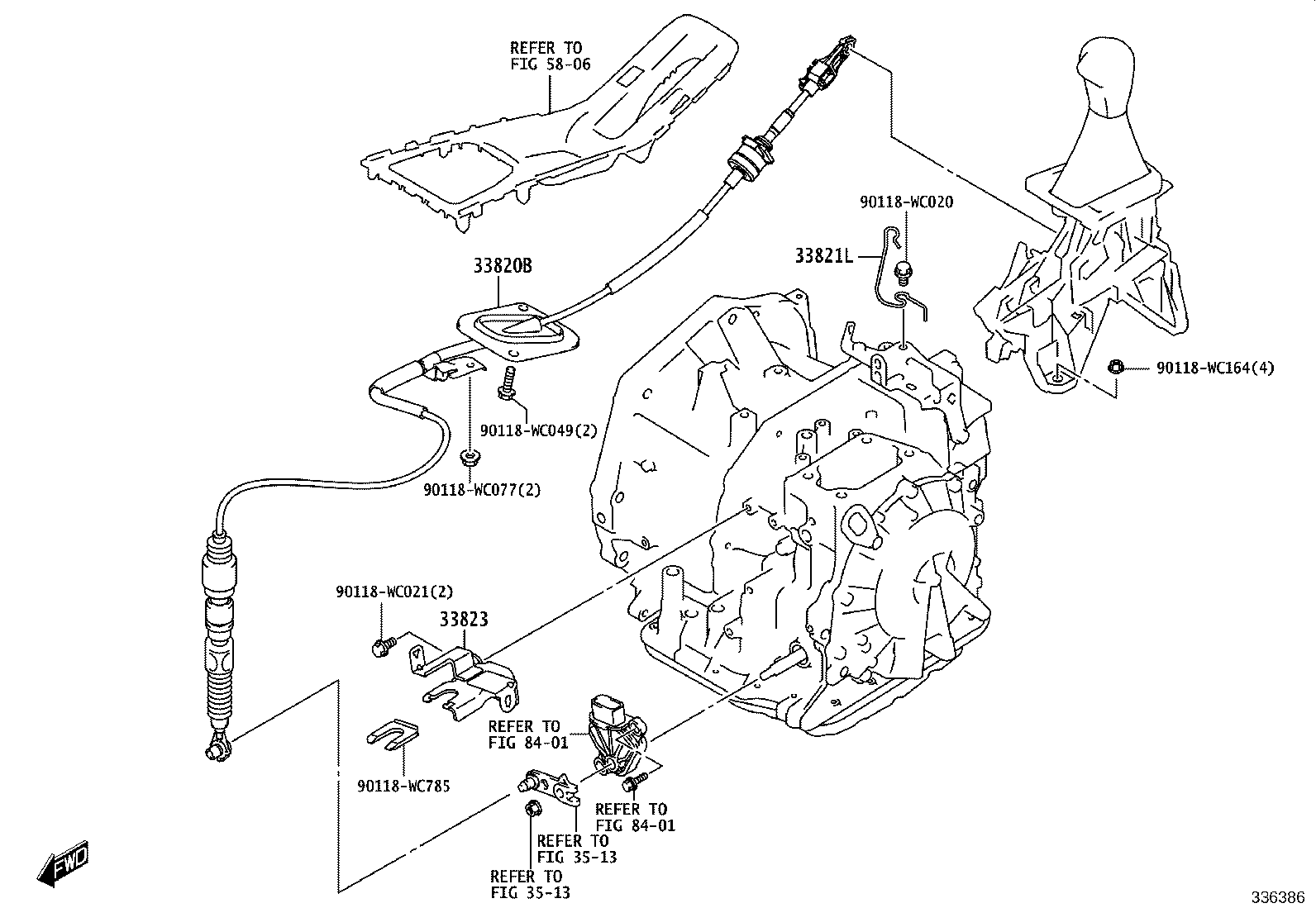 33504-WC004 KNOB SUB-ASSY, SHIFT LEVER product image