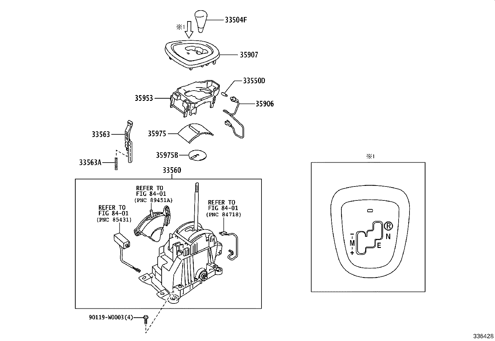 33530-0H020 LEVER ASSY, SHIFT (FOR FLOOR SHIFT) product image