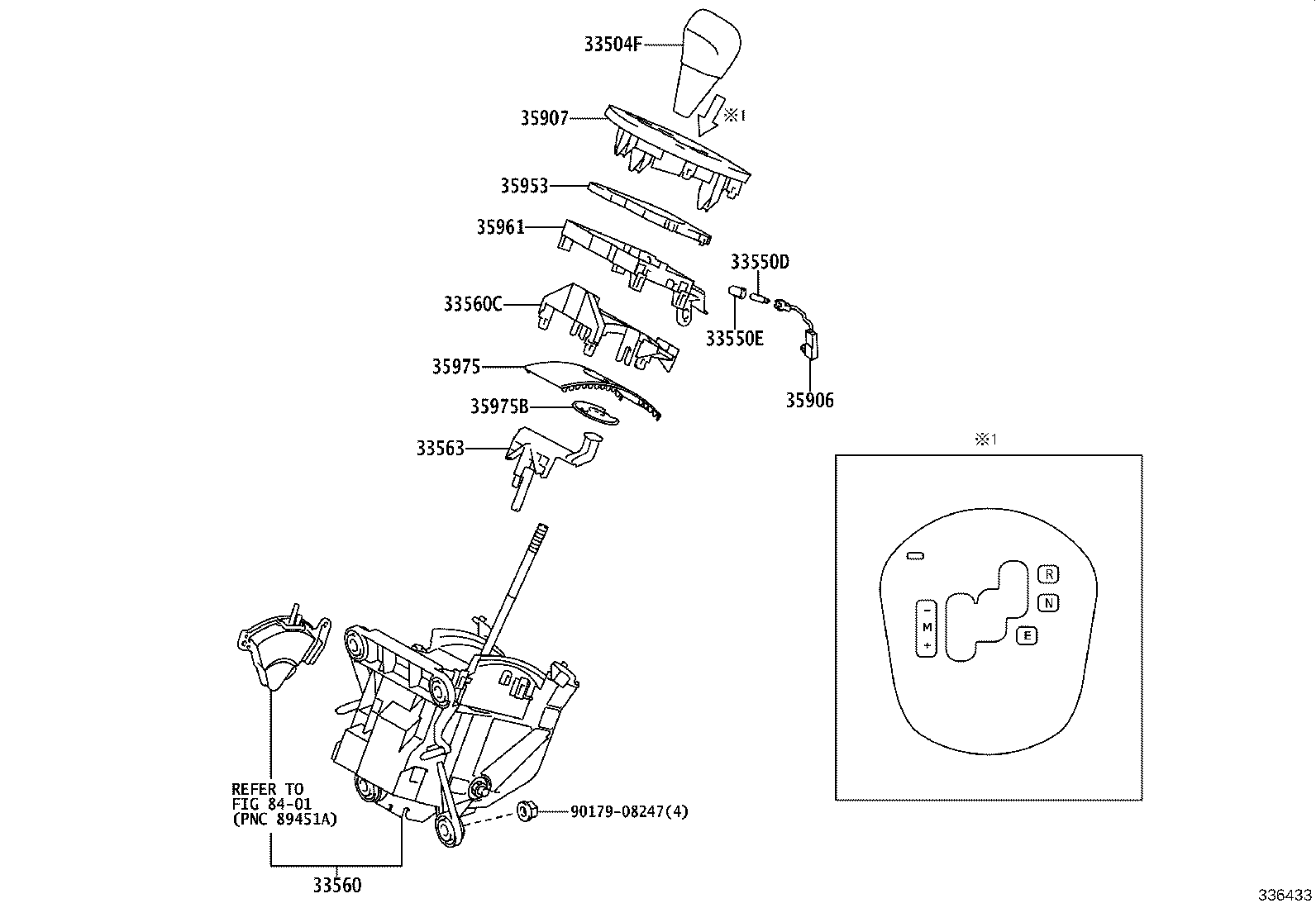 35975-64020 COVER, SLIDE, NO.2(FOR POSITION INDICATOR) product image