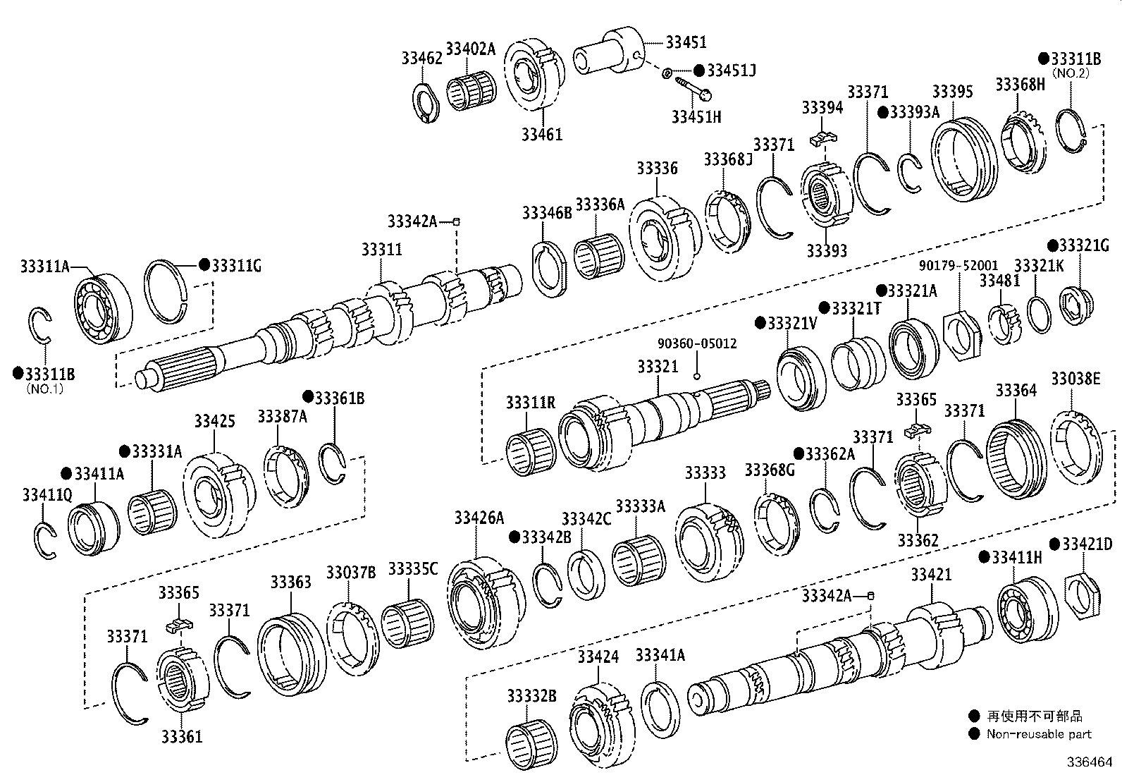 33034-37140 GEAR, 3RD product image