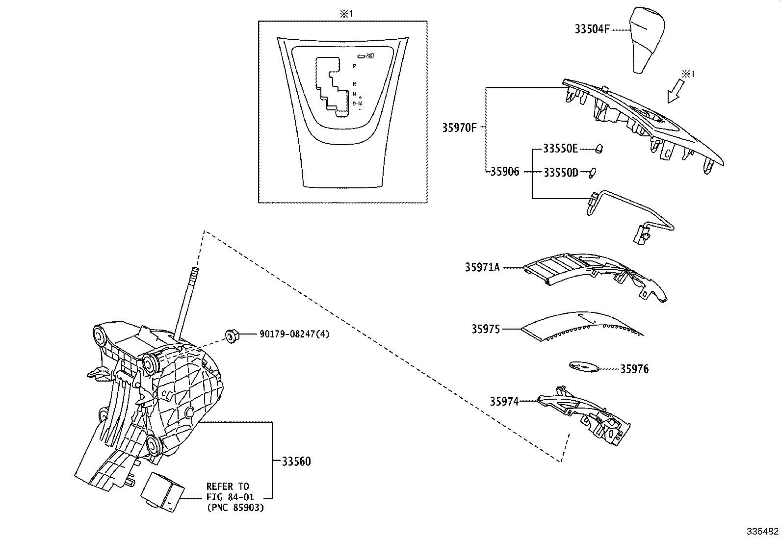 33820-12C80 CABLE ASSY, TRANSMISSION CONTROL product image