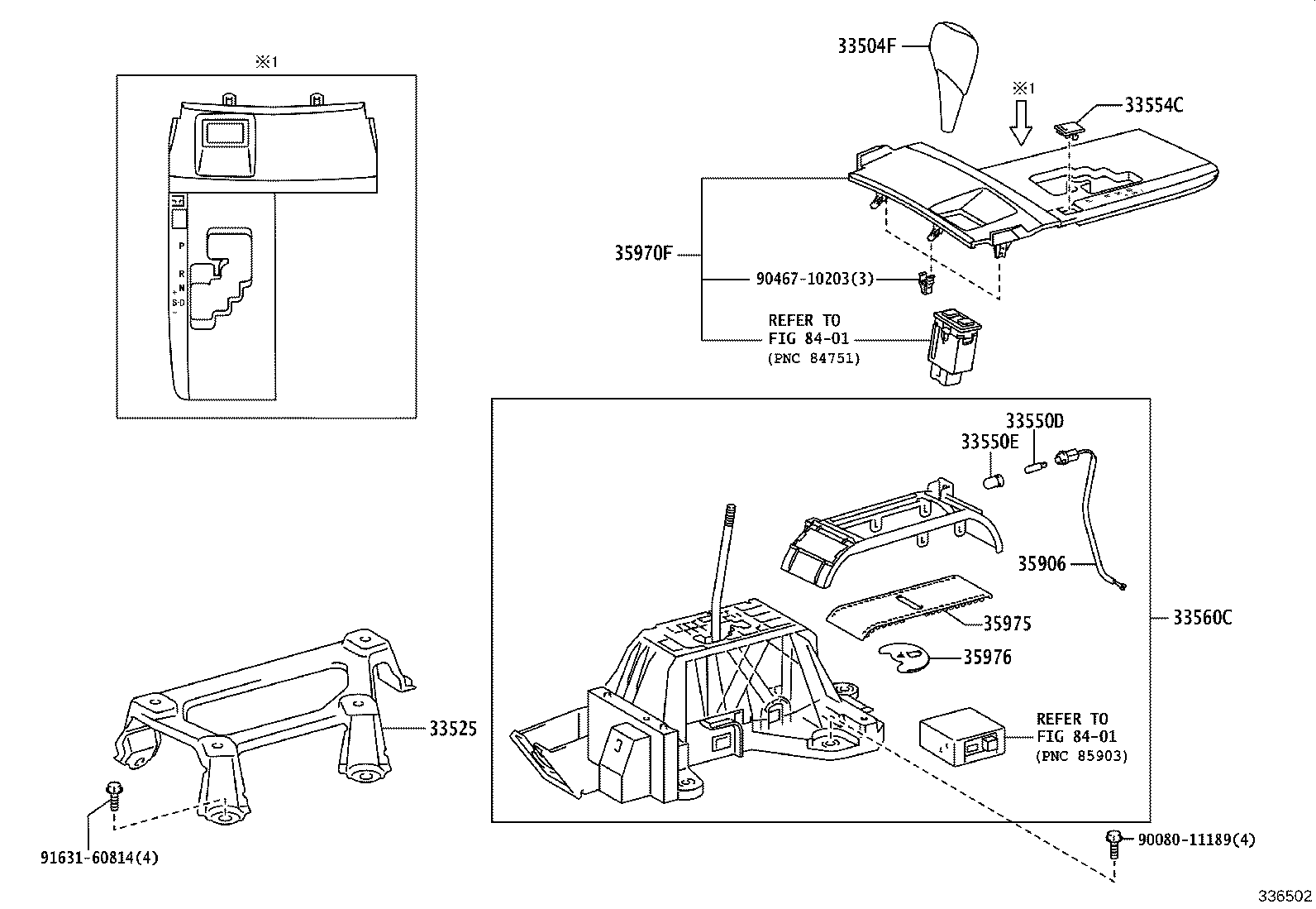 33530-33141 LEVER ASSY, SHIFT (FOR FLOOR SHIFT) product image