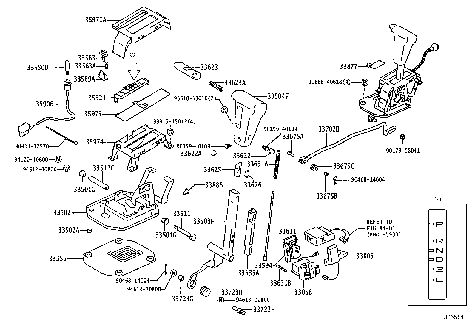 33702-30230 ROD SUB-ASSY, GEAR SHIFTING, NO.1 (FOR FLOOR SHIFT) product image