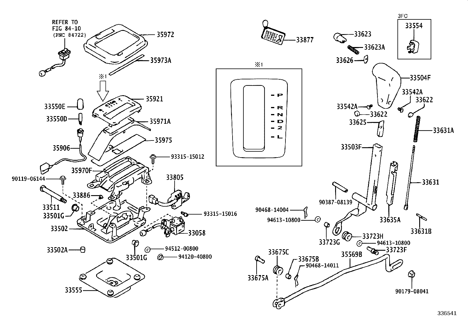 33503-22310 LEVER SUB-ASSY, SHIFT(FOR FLOOR SHIFT) product image