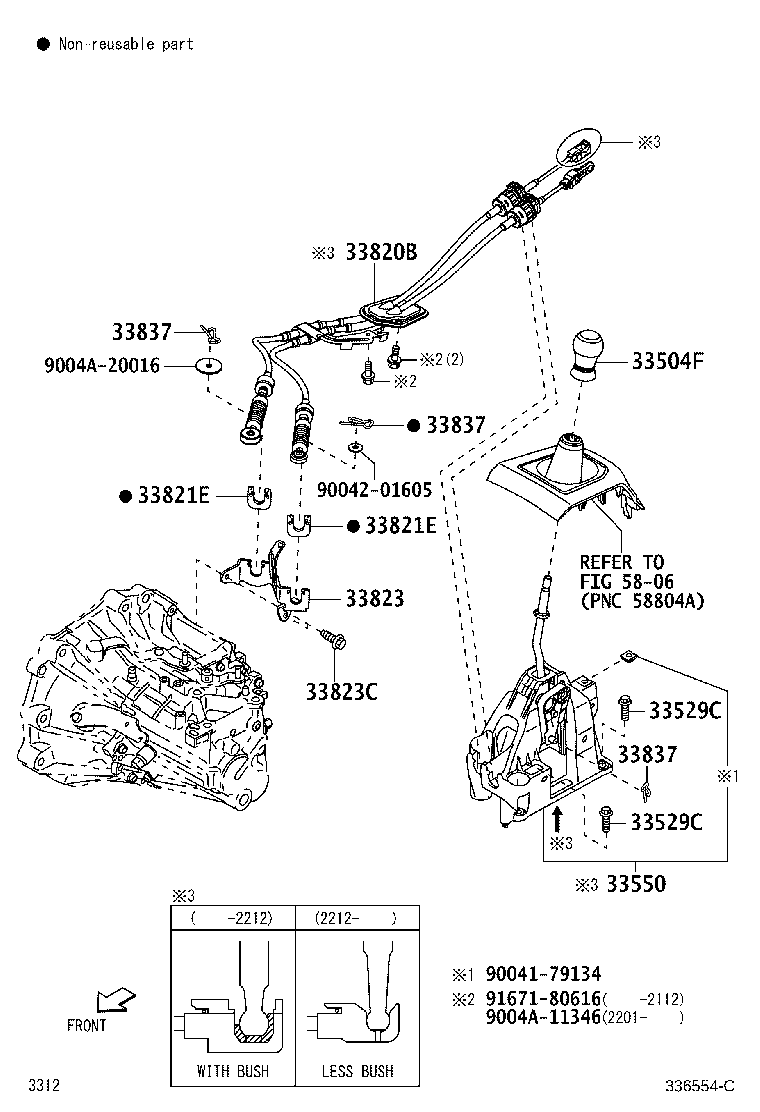 Toyota 90105-T0120 BOLT (FOR TRANSMISSION CONTROL CABLE BRACKET)