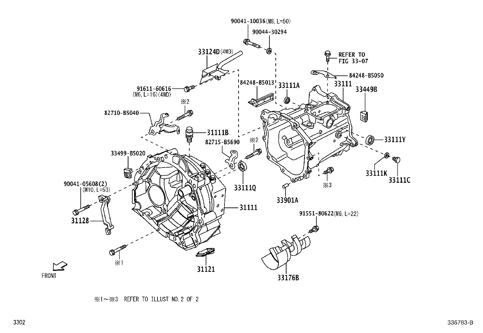 31128-B5030 COVER, CLUTCH HOUSING UNDER product image