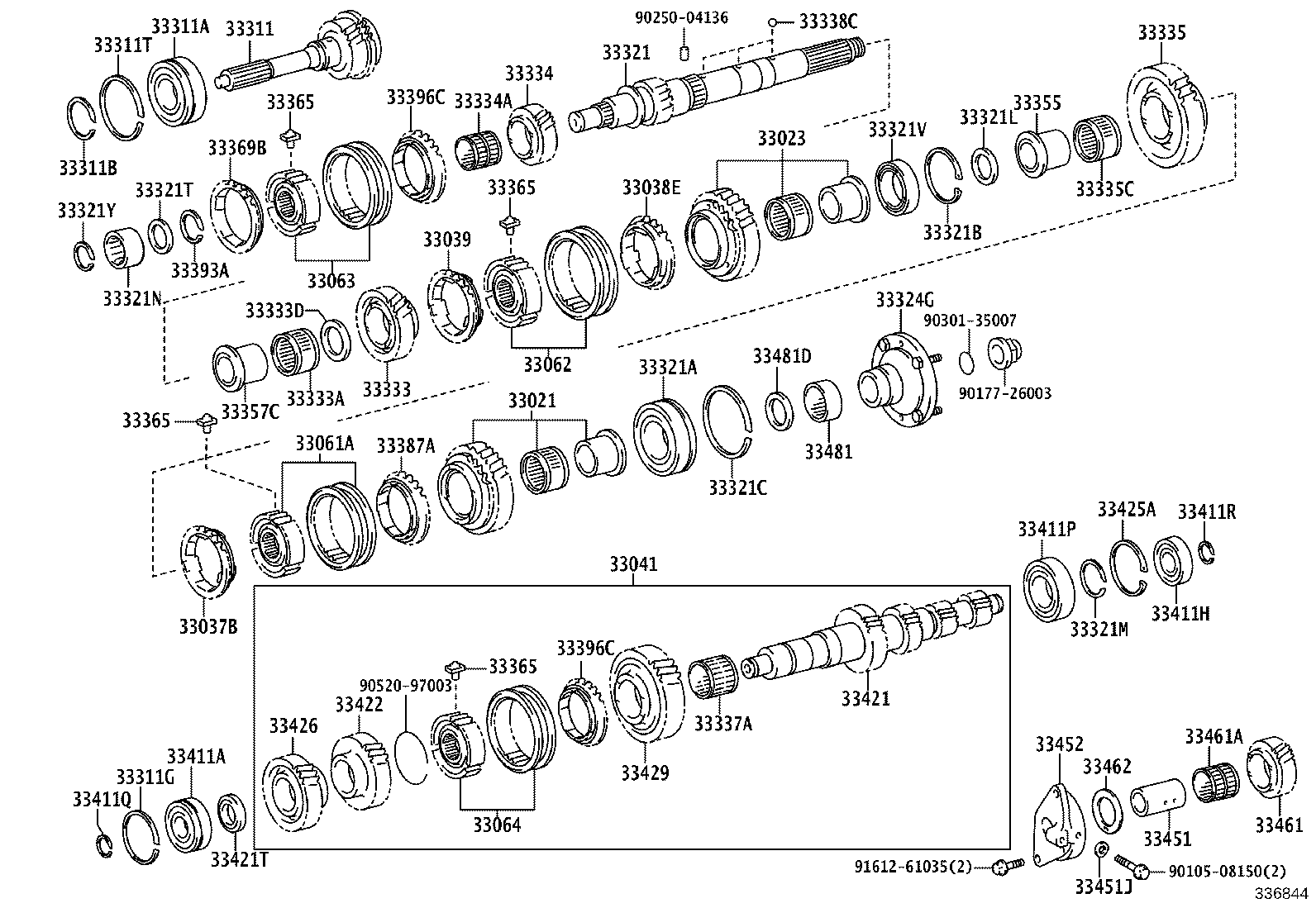 33035-37010 GEAR, 4TH product image