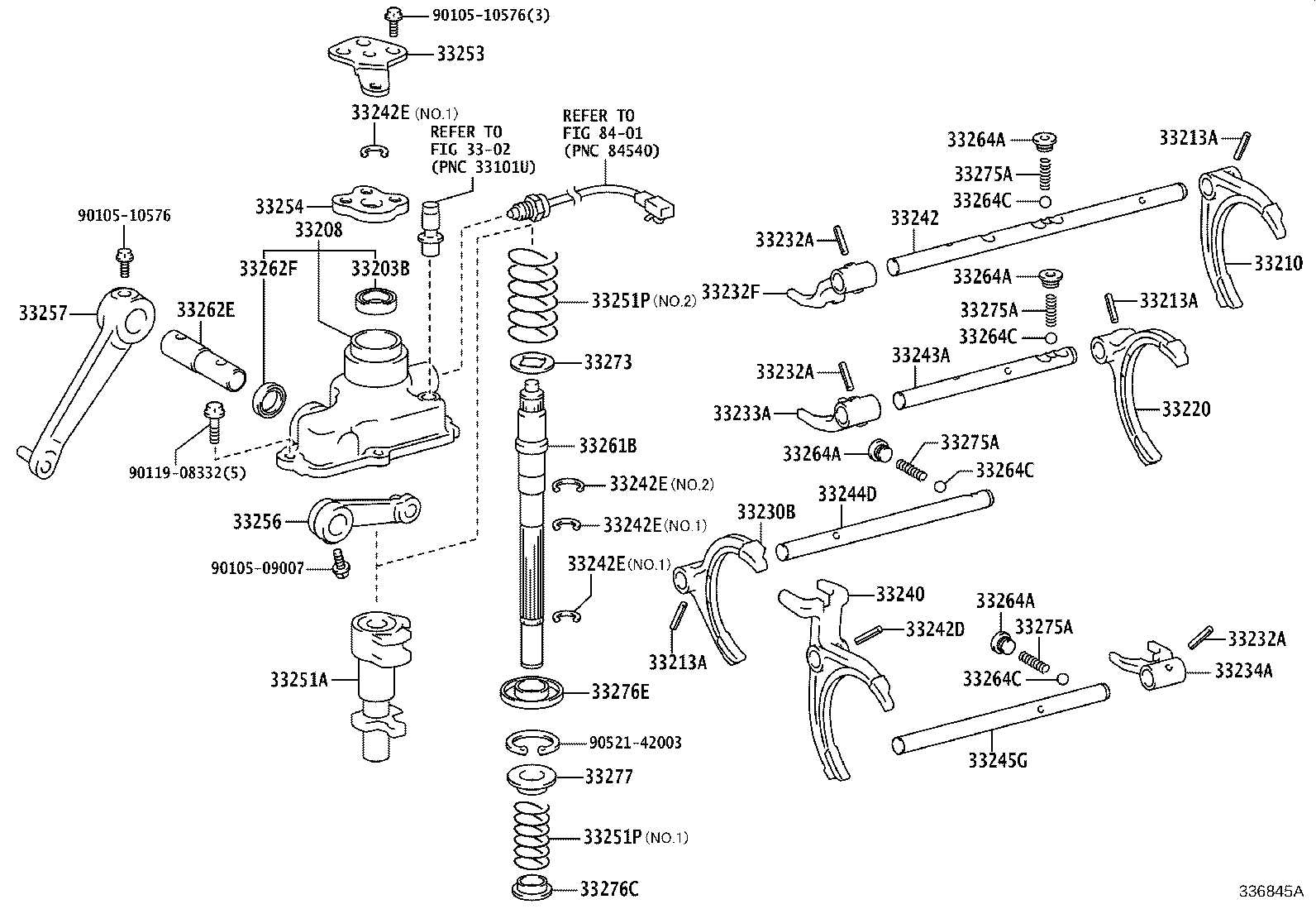33234-37030 HEAD, GEAR SHIFT, NO.3 product image