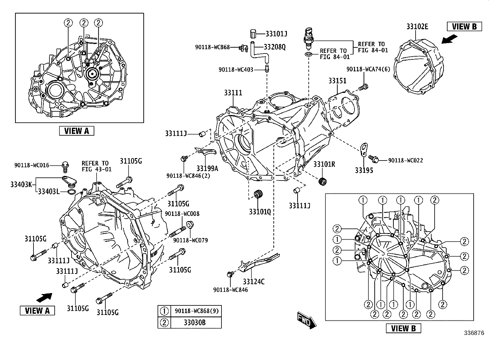 33111-WC015 CASE, MANUAL TRANSMISSION product image