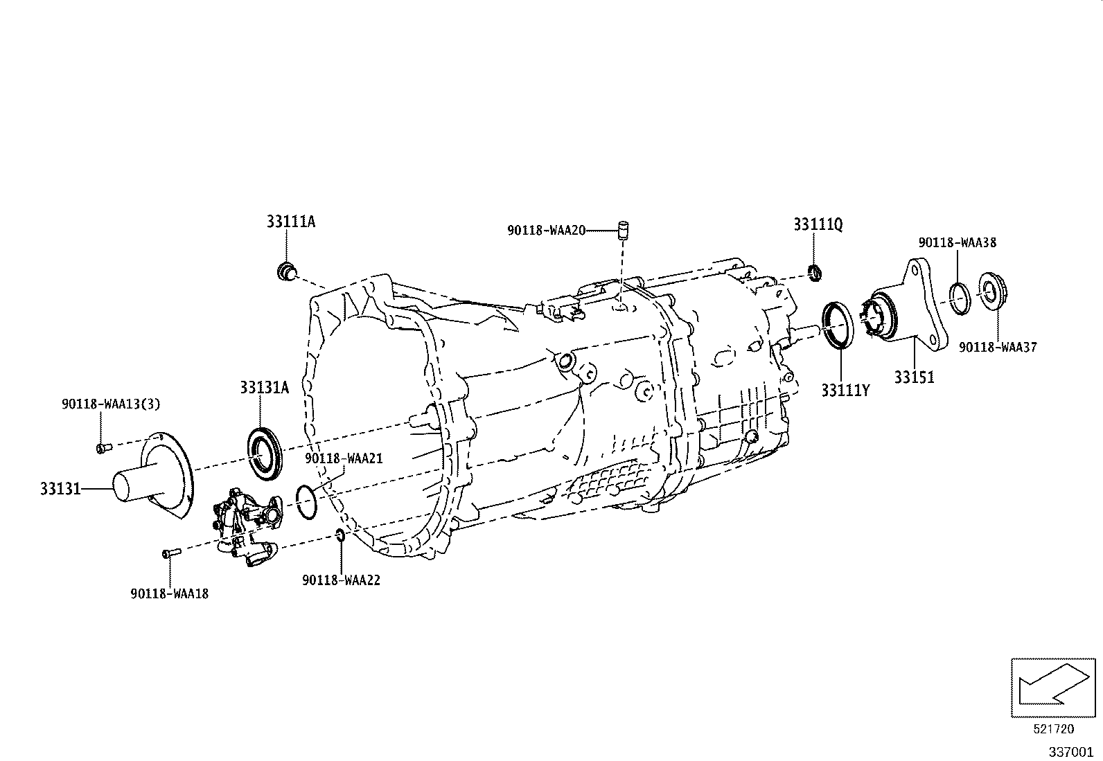 90118-WAA15 PLUG, MANUAL TRANSMISSION CASE product image