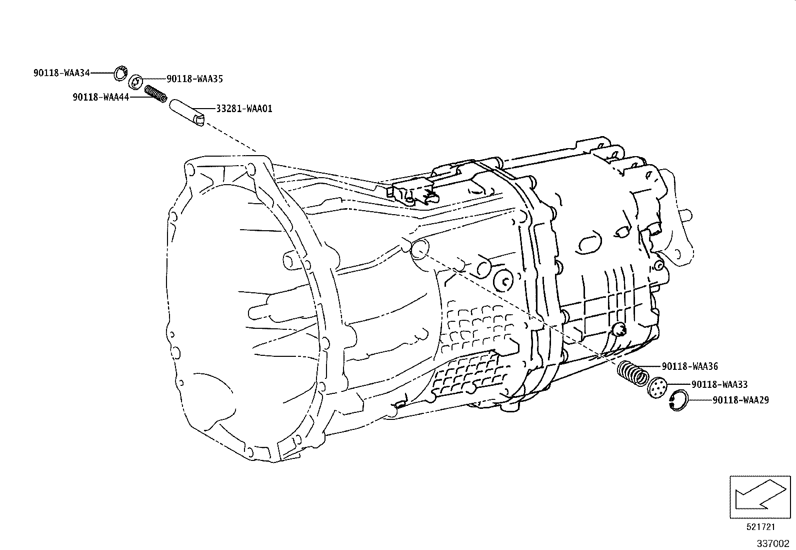 90118-WAA15 PLUG, MANUAL TRANSMISSION CASE product image