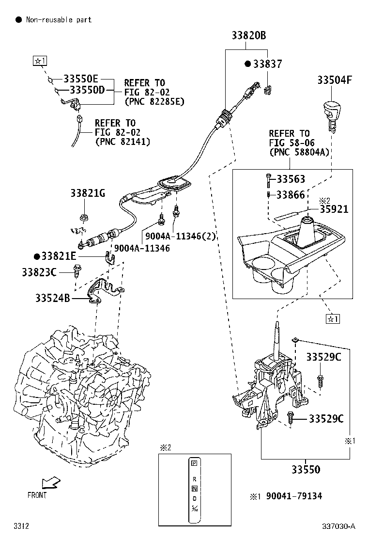 33550-BZ730 FLOOR SHIFT ASSY, TRANSMISSION product image