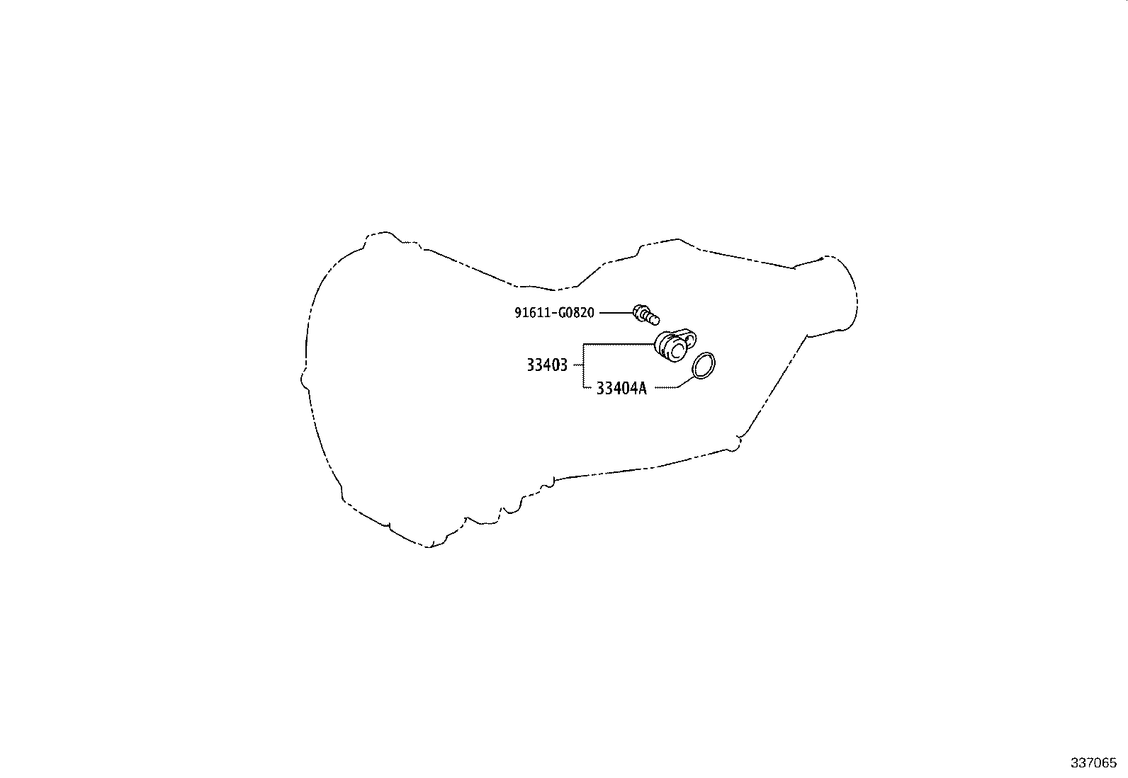 33403-26060 GEAR SUB-ASSY, SPEEDOMETER DRIVEN (MTM) product image