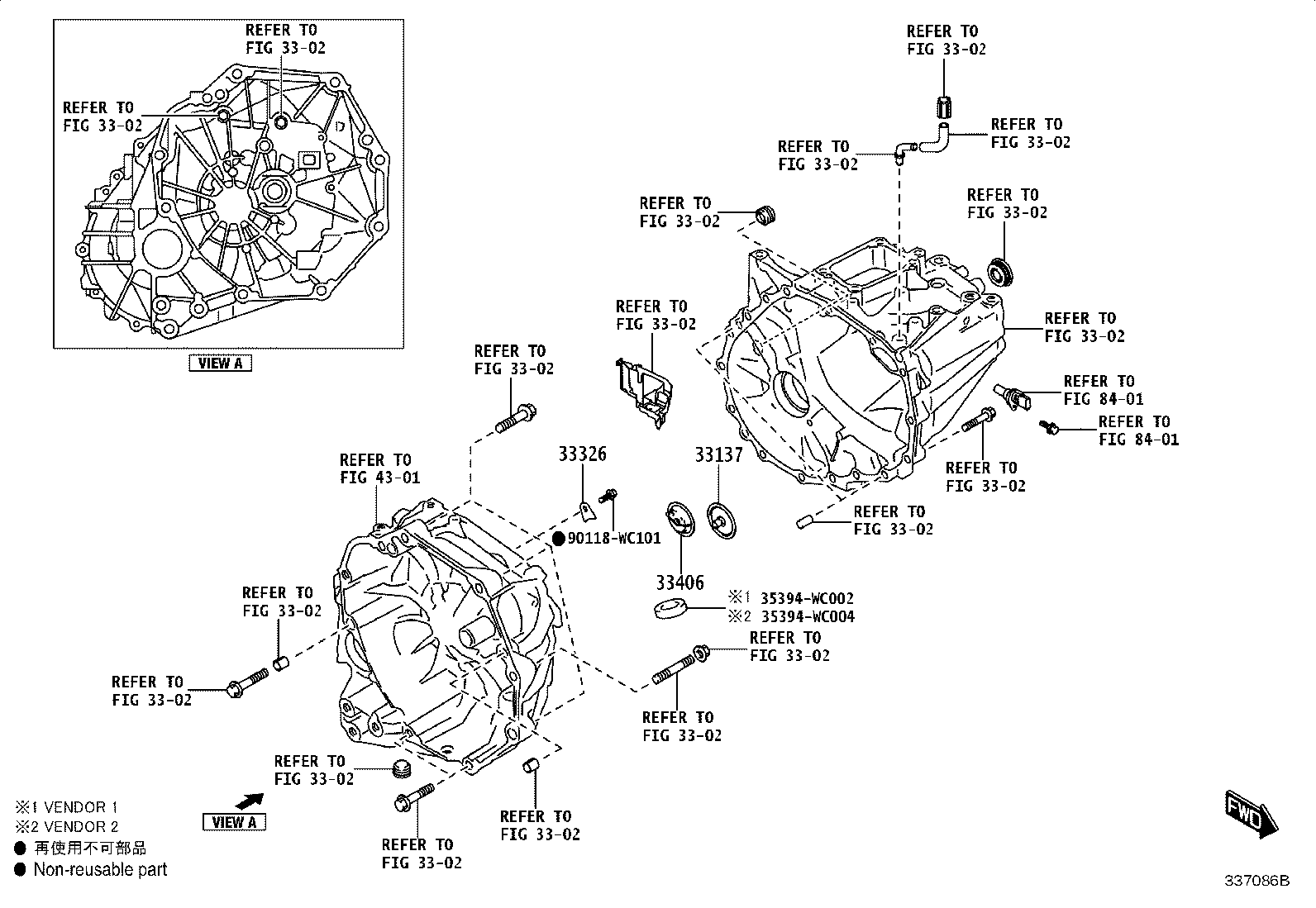 33332-WC005 GEAR, COUNTER SHAFT 2ND SPEED product image