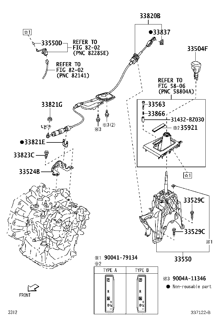 9004A-10127 BOLT (FOR TRANSMISSION CONTROL CABLE BRACKET) product image